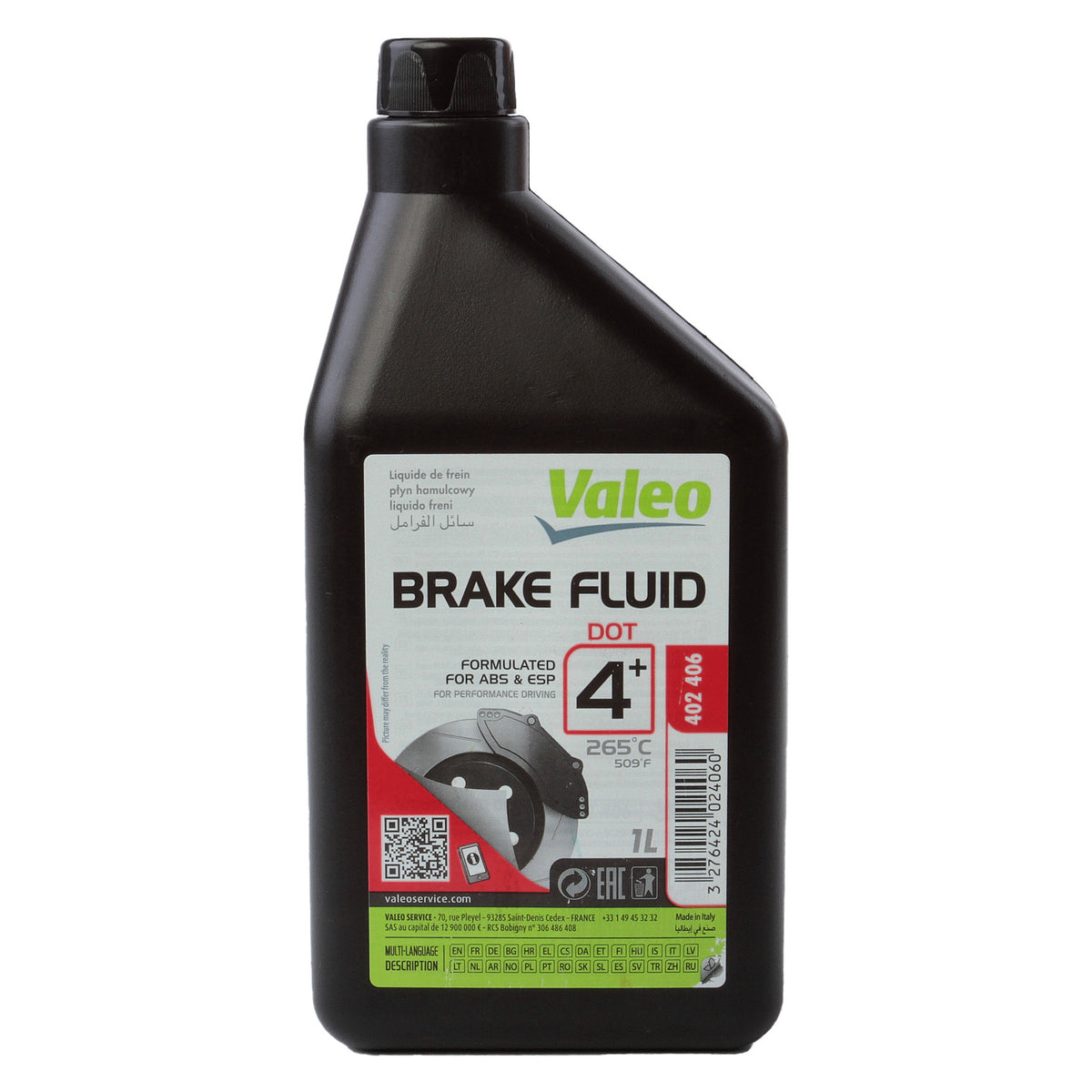 Lichid de frana Valeo DOT4+ sintetic 1L 402406