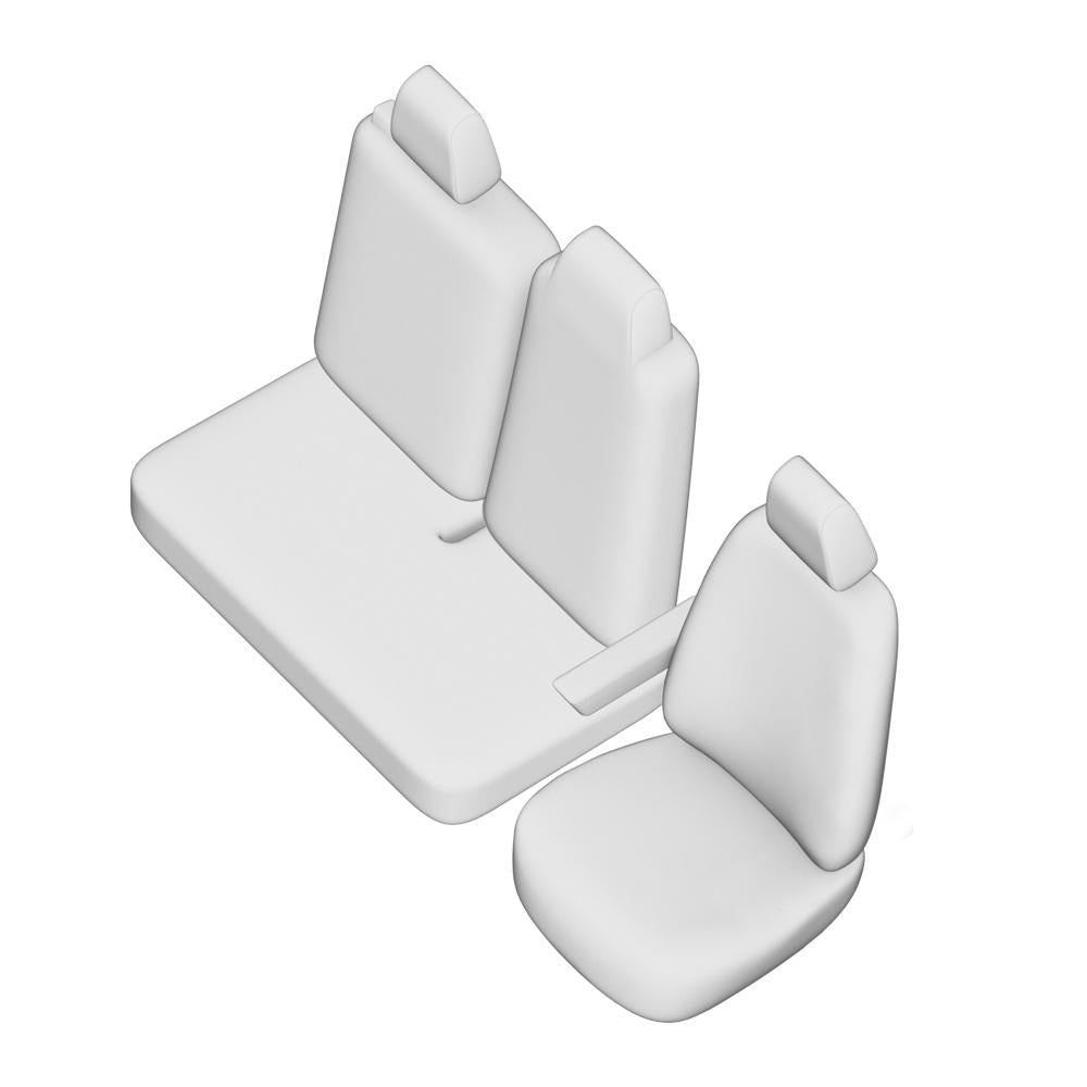 Set huse scaun Umbrella pentru Renault master (2+1) 2020- (bancheta fractionata) 05379