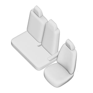 Set huse scaun Umbrella pentru Renault master (2+1) 2020- (bancheta fractionata) 05379
