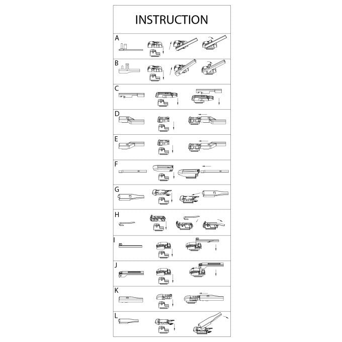 Ștergător profesional 28"/70cm - multiadaptor - CARGUARD 77928 – imagine 3