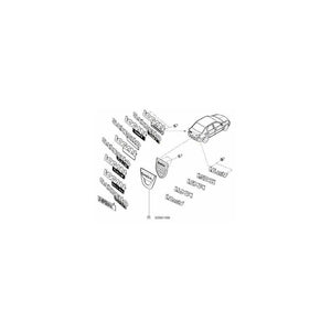 Emblema spate Dacia Renault 8200811906