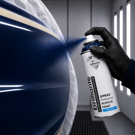 Spray vopsea albastru Cobalt RAL 5013 auto 400 ml
