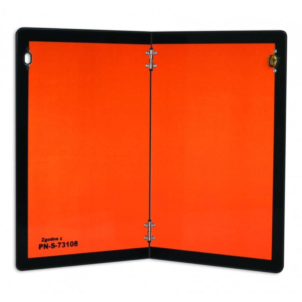 Placa adr 40X30 cm aluminiu pliabila vertical Hico TWY010