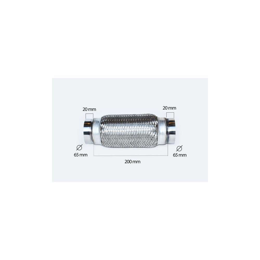 Racord flexibil inner & outer braid (b) 65X200 mm Asam Automotive 76407