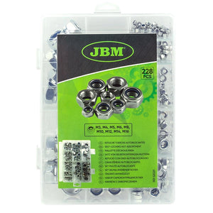 Set piulite autoblocante 228 piese Jbm 52029