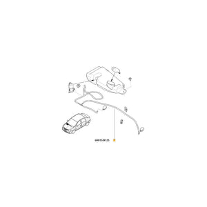 Tub spalator parte pasager log Renault 6001549125