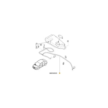Tub spalator parte pasager log Renault 6001549125