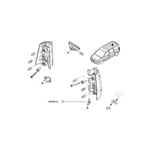 Catadioptrumvc/ stg. Renault 7700308719