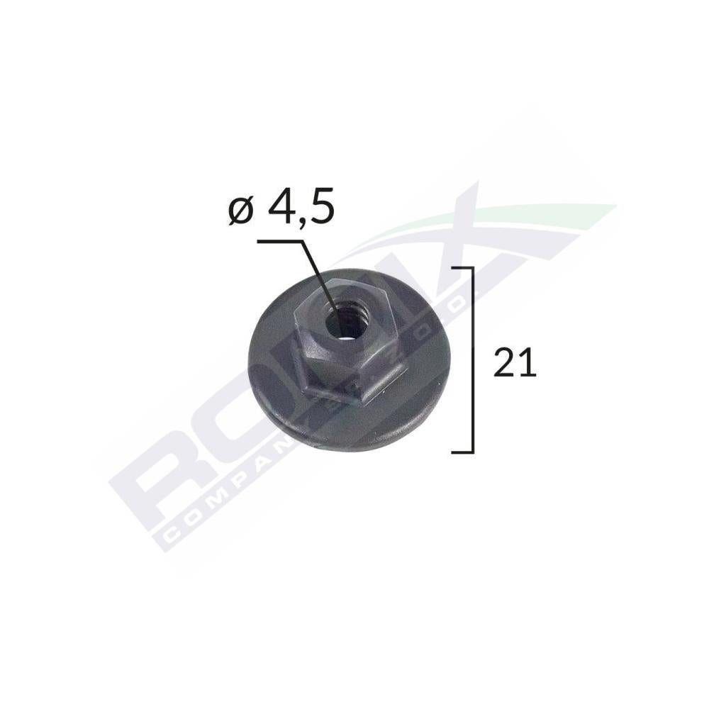 Piulita Bmw Mercedes Mini Vw Opel - negru 21MM set 10 buc Romix 41278Z