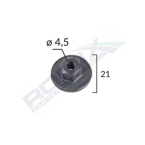 Piulita Bmw Mercedes Mini Vw Opel - negru 21MM set 10 buc Romix 41278Z