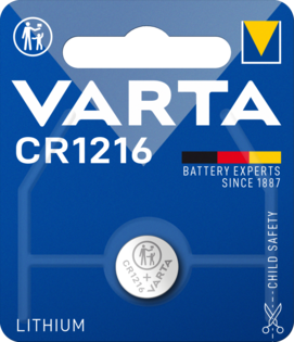 Baterie tip buton premium Varta Litiu CR1216 Blister 1 buc 6216101401