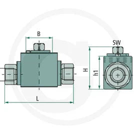 Robinet cu bila hidraulic PISTER BKR-2 G 3/4 – 81520064
