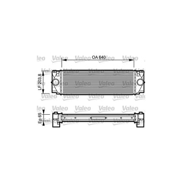Radiator intercooler Valeo 817994