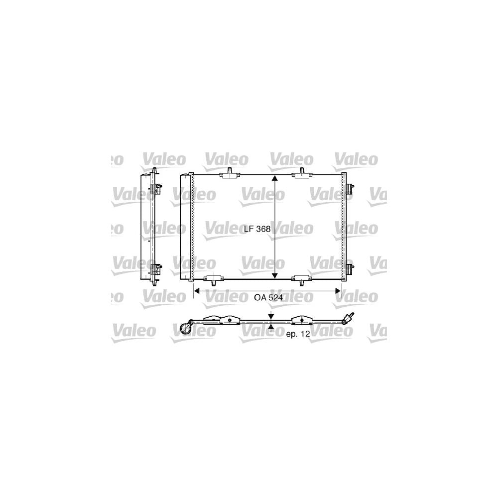 Radiator aer conditionat (condensor) Valeo 818015