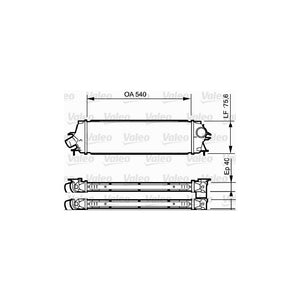 Radiator intercooler Valeo 818771