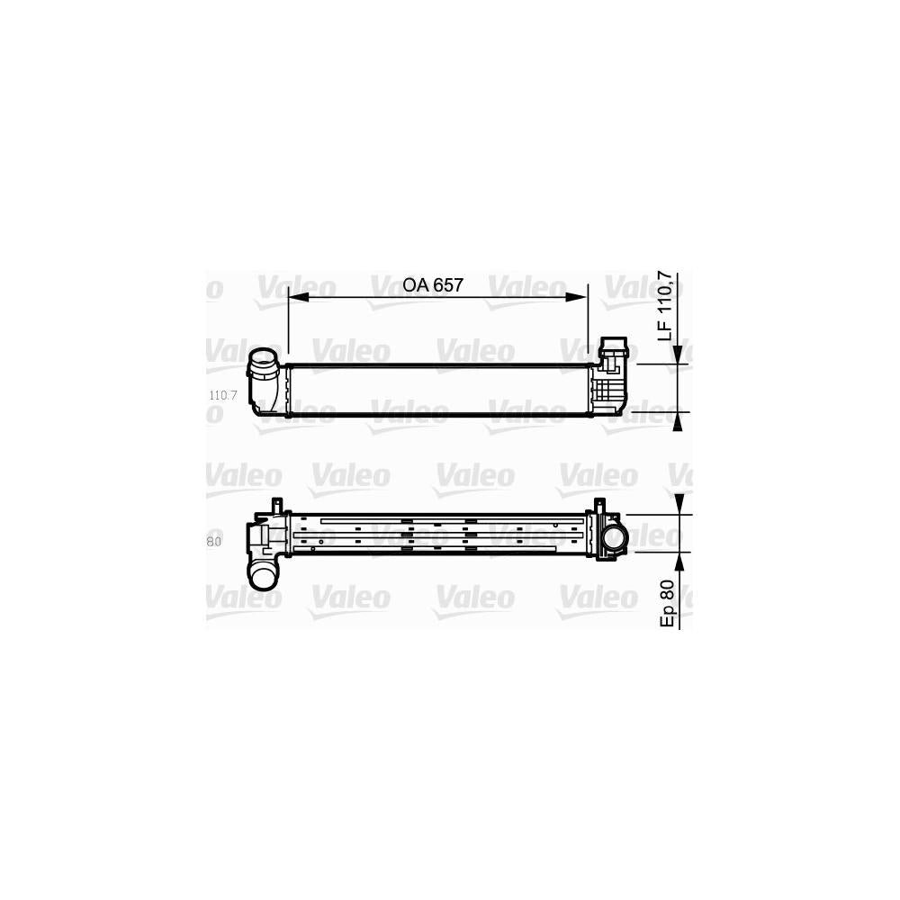 Radiator intercooler Valeo 818870