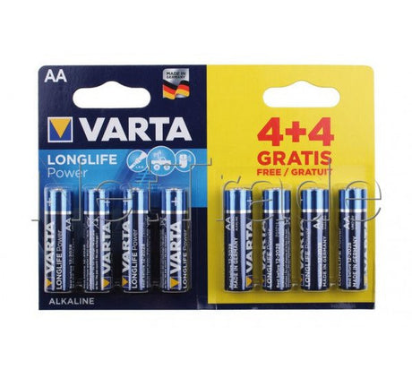 Baterie Varta LongLife Power AA - LR6 1.5V (Alcalina) 8 buc 4906121448
