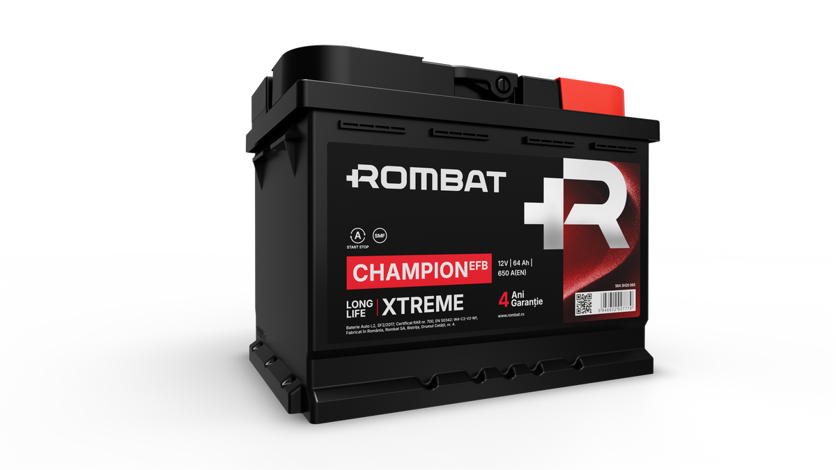 Acumulator Rombat Champion 64 Ah [Start-Stop] 5643H20065
