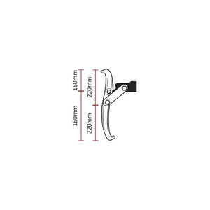 Extractor cu 3 gheare 92-200MM Jbm 52733 – imagine 6