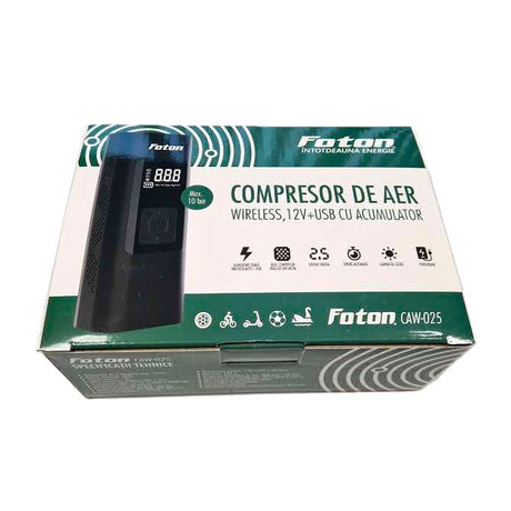 Compresor cu acumulatorFoton CAW-025 12V+USB 10bar 783000110 – imagine 3
