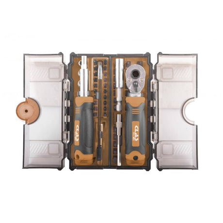 Set șurubelniță cu clichet de precizie (78 bucăți) Clas OS1040BL – imagine 2