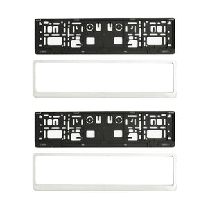 Suport numar inmatriculare Mega Drive cromat set 2 buc 45192