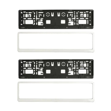 Suport numar inmatriculare Mega Drive cromat set 2 buc 45192