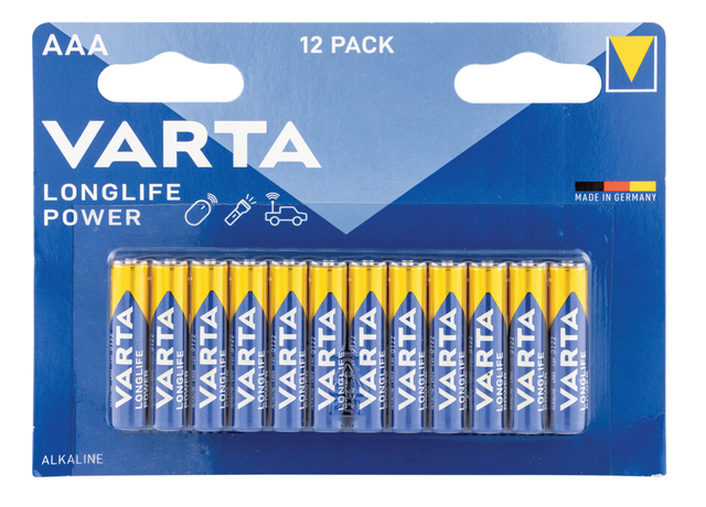 Baterie Varta LongLife Power AAA Blister 12 buc 4903121482