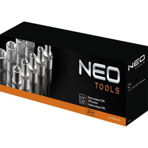 Set tubulare Torx1.2'' CrV 9 bucati Neo Tools 08649 – imagine 2