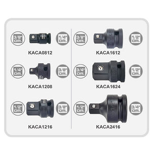 6buc Set adaptoare de impact Toptul GDAI0602 – imagine 2