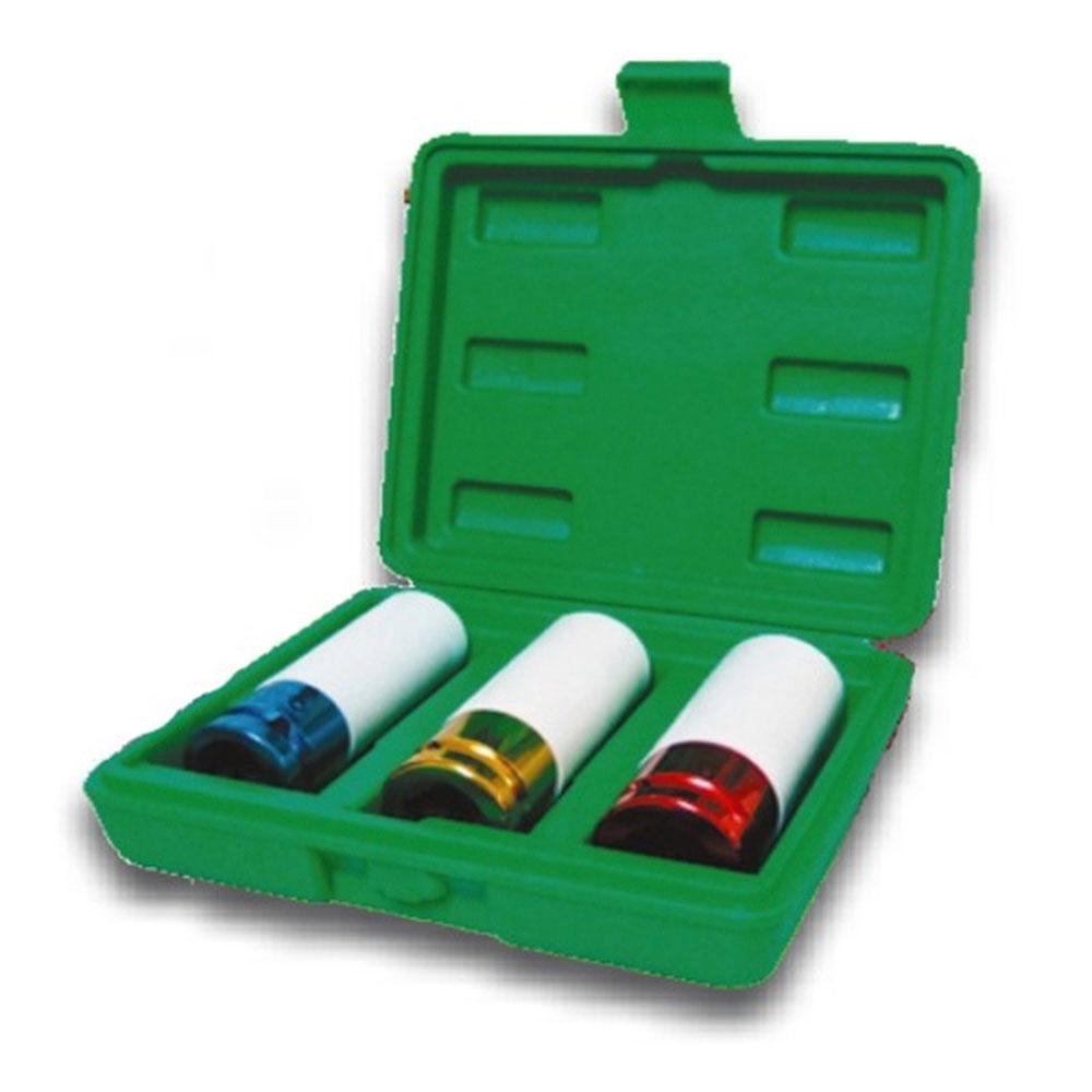 Set 3 tubulare impact de 1/2` sp. extractie roti Jbm 51336