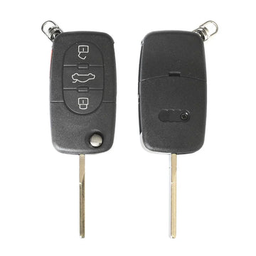 Carcasa cheie contact pentru Audi A3 / A6 / A8, 3+1 butoane, cu cheie Akonen 004AD009