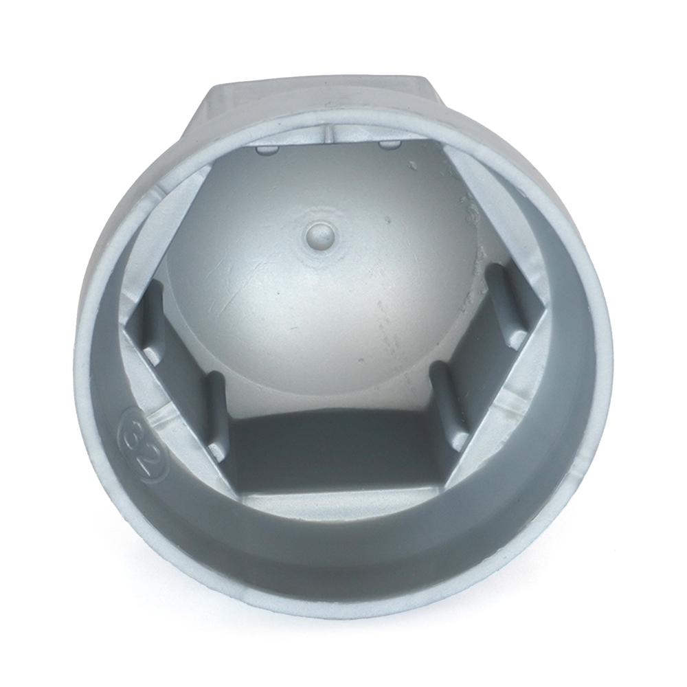 Set 10 bucati capac plastic pentru prezon roata 33 mm gri 41 mm Mega Drive NN33S