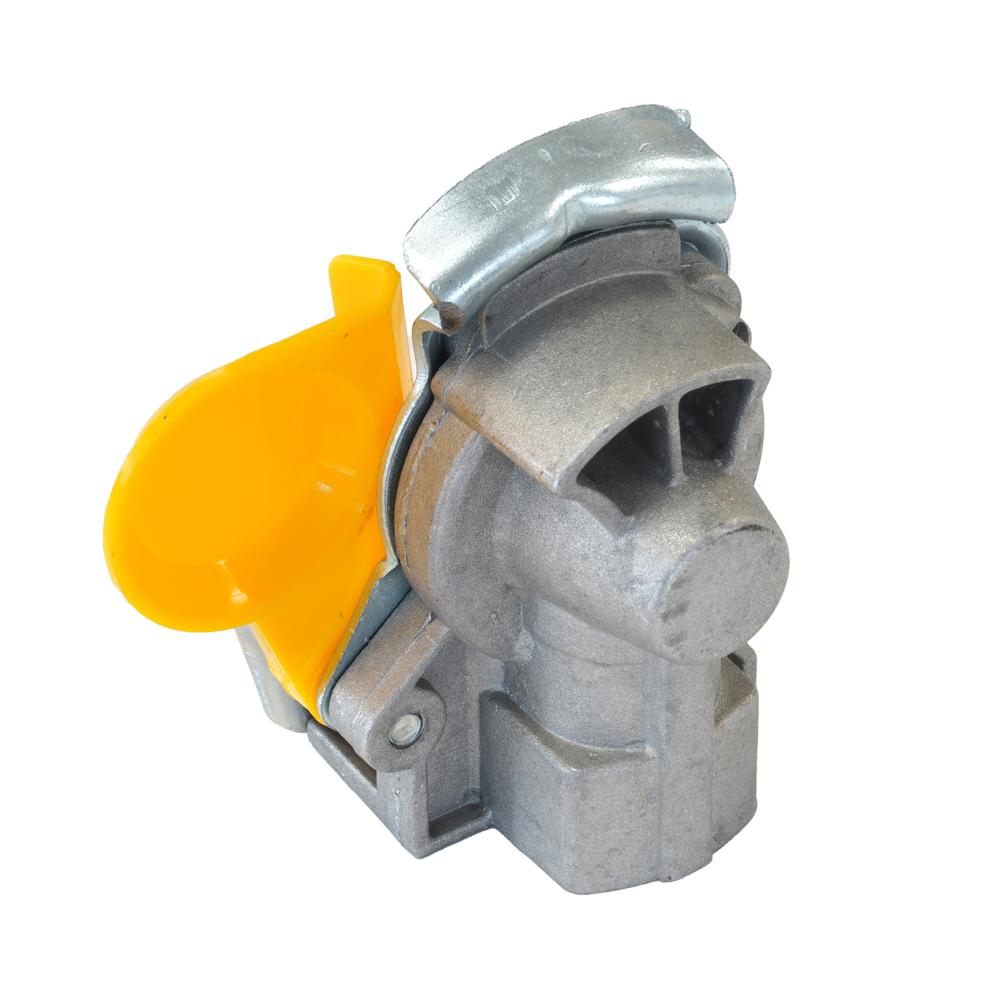 Cupla cu supapa M16 galben Hico ZPN006