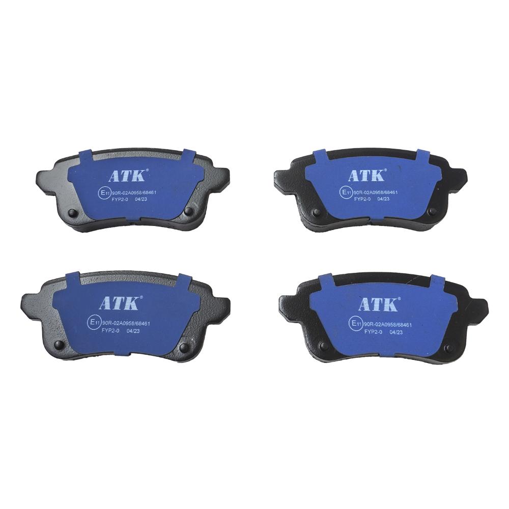 Set placute frana spate ATK Autotechnik ATK 08.01.036
