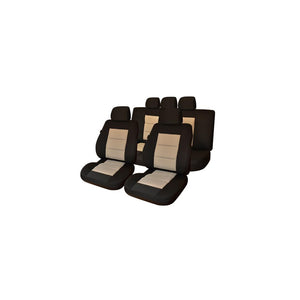 Set huse scaun premium lux negru-bej UMB3 Umbrella 44512