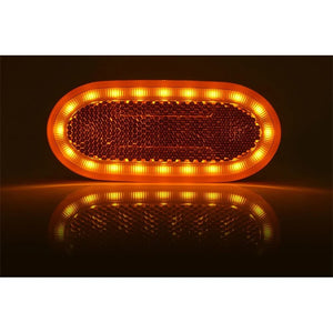 Lampa gabarit LED 1386 W197, 12V-24V, pozitie portocaliu Was