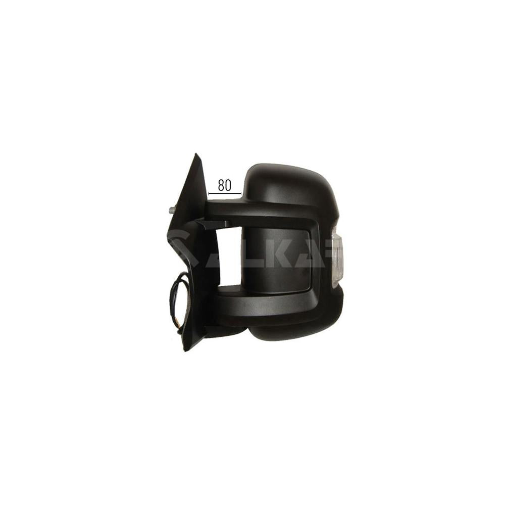 Oglinda completa stanga electrica geam convex cu incalzire cu semnalizare cu senzor temperatura brat scurt Alkar 9235922