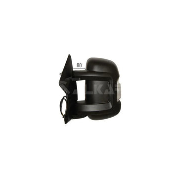 Oglinda completa stanga electrica geam convex cu incalzire cu semnalizare cu senzor temperatura brat scurt Alkar 9235922
