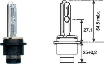 Bec Xenon D2S 85V 35W P32d-2 Magneti Marelli 002541100000 – imagine 2