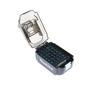 Set 30 biti de impact pentru insurubare, Makita E-03084, cu prelungitor magnetic, 31 piese