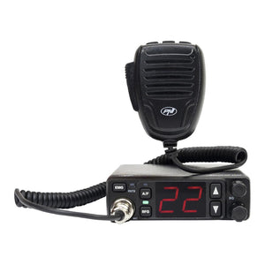 Statie radio cb Pni escort HP 5500, multistandard, 4W, am-fm, 12V/24V, asq, rf gain, mufa de bricheta inclusa PNI-HP5500