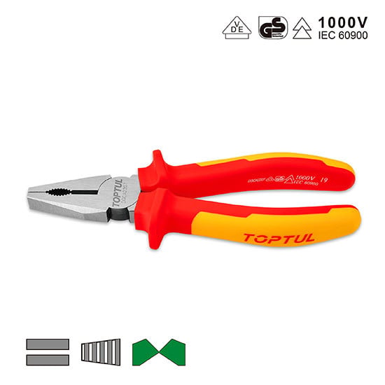 Cleste combinat 7 inch izolat 1000V Toptul DGCA2207
