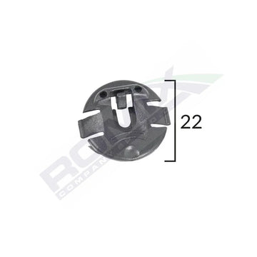 Clema fixare elemente roata pentru Audi, Vw negru set 10 buc Romix C70142