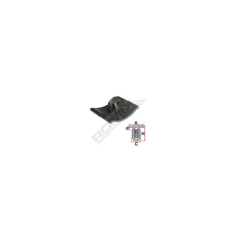 Clips fixare pentru Opel - negru set 10 buc Romix 50270Z