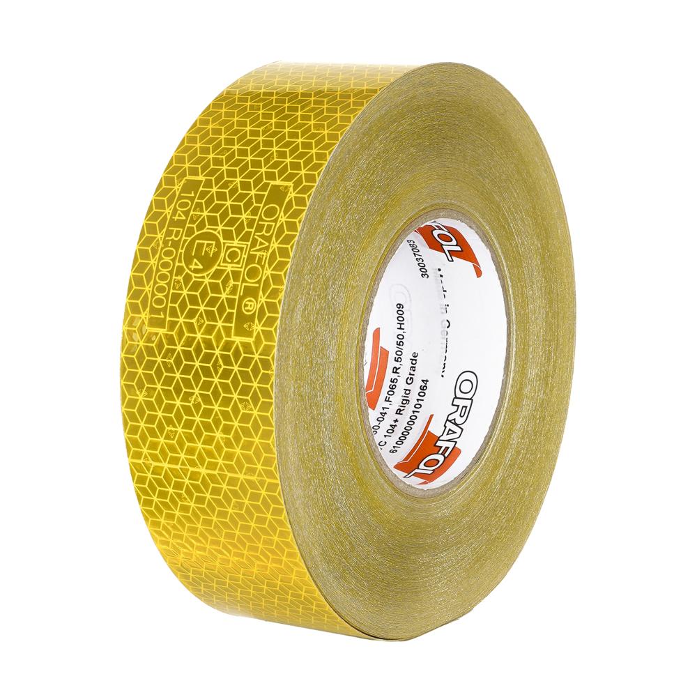 Banda reflectorizanta reflexite orafol galben 50MMX50M ece 104 Mega Drive 104243