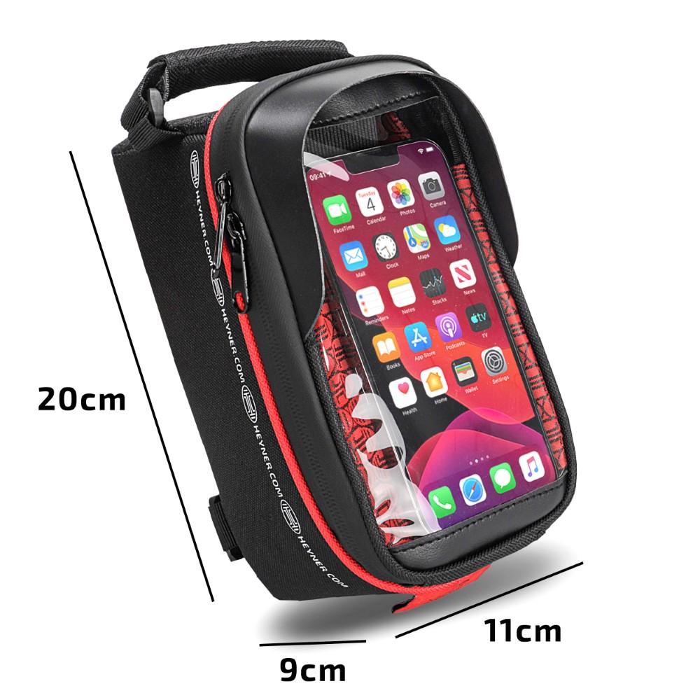 Gentuta impermeabila pentru bicicleta cu suport telefon Heyner 734100