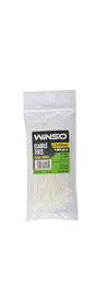 Coliere plastic 2,5x150 Alb - Set 100 buc Winso 125150
