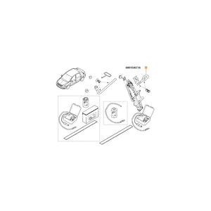 Carlig de remorcare fata Renault 6001546734