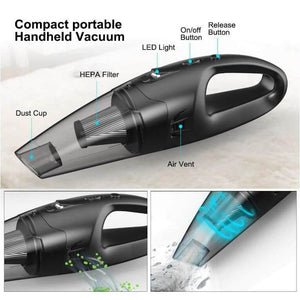 Aspirator de mână fără fir, cu acumulator, pentru casă și mașină, aspirare umedă și uscată, 120W Nigrin 12193437 – imagine 3